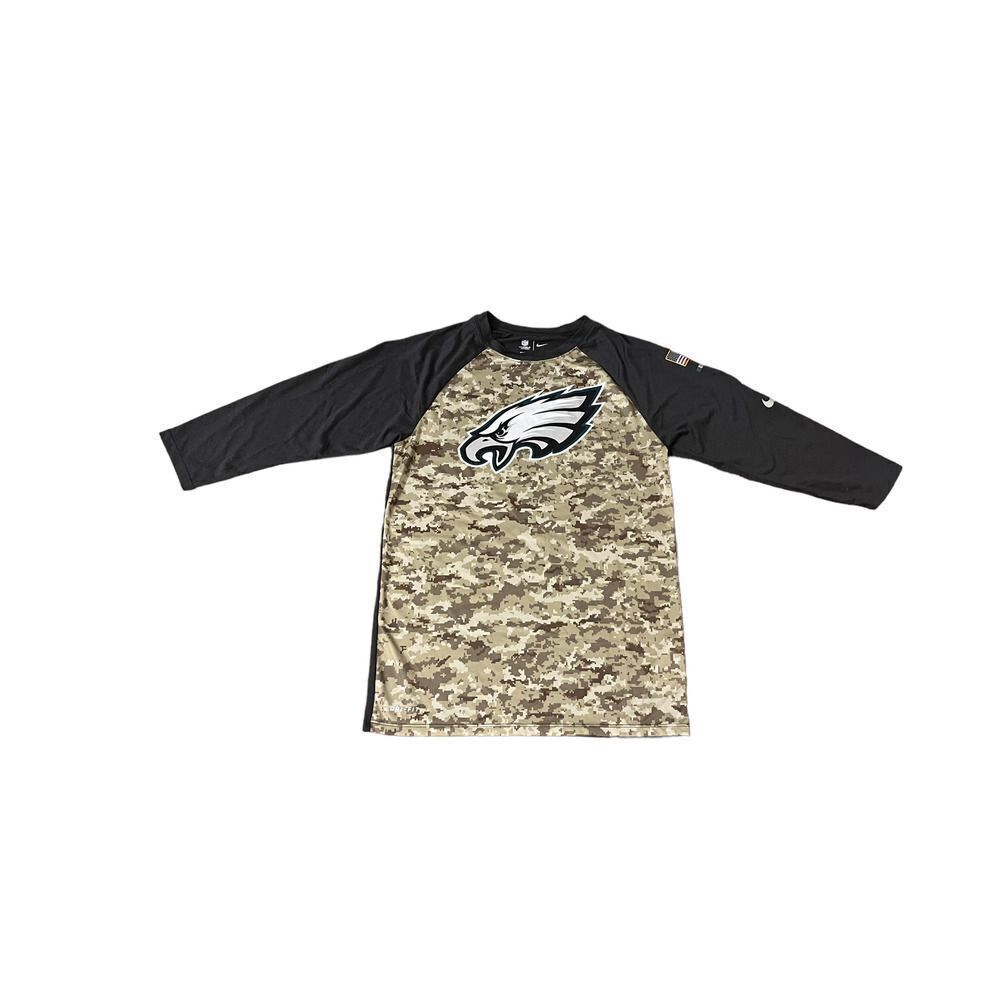 Nike Philadelphia Eagles Salute to Service Camo Shirt Mens Small in good